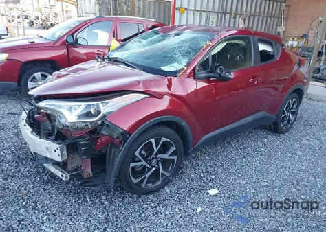 2018 Toyota C-Hr Xle Premium z USA, uszkodzony, nr VIN JTNKHMBX3J1007650